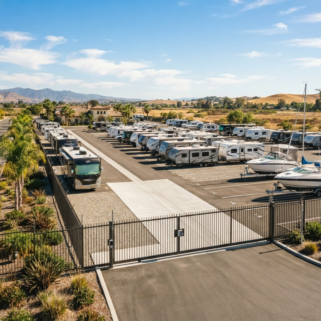 Reed's RV and Boat Storage — secure outdoor storage lot in Petaluma, CA